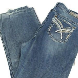 Grace in LA High Rise Distressed Jeans Sz 21 (Waist 42)